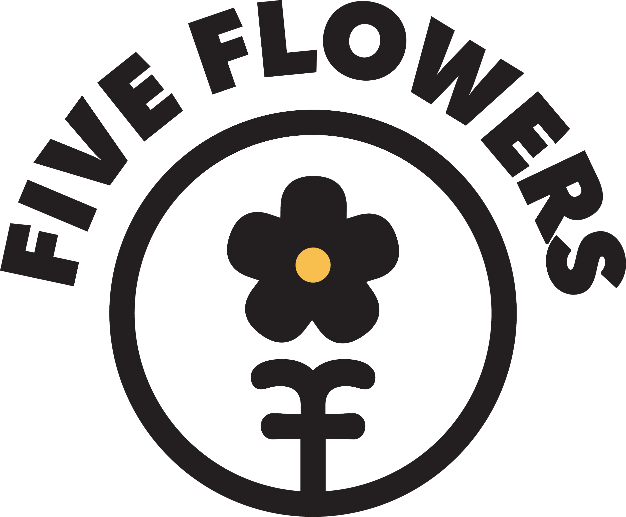 Five Flowers Logo